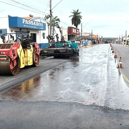 Avenida Guanabara em Andradina mudando para melhor