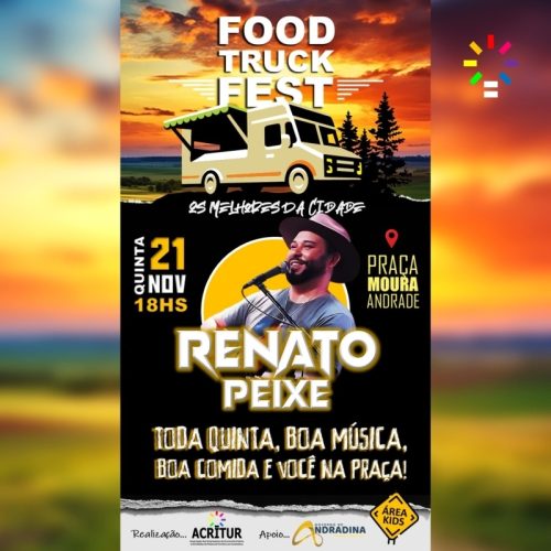 Quinta é dia de sertanejo no Food Truck Fest