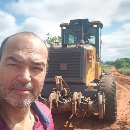 Administração de Andradina intensifica obras na zona rural com acompanhamento do vereador Rodarte dos Anjos