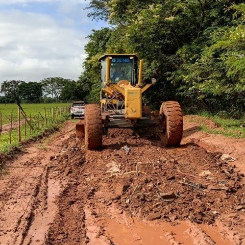 Prefeitura intensifica manutenção e garante mais segurança nas estradas rurais de Andradina