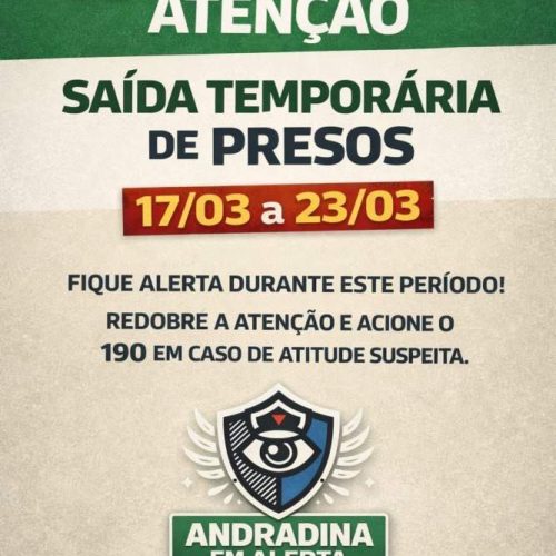 Saída temporária de presos começou segunda-feira (16) e segue até dia 23