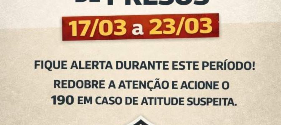 Saída temporária de presos começou segunda-feira (16) e segue até dia 23