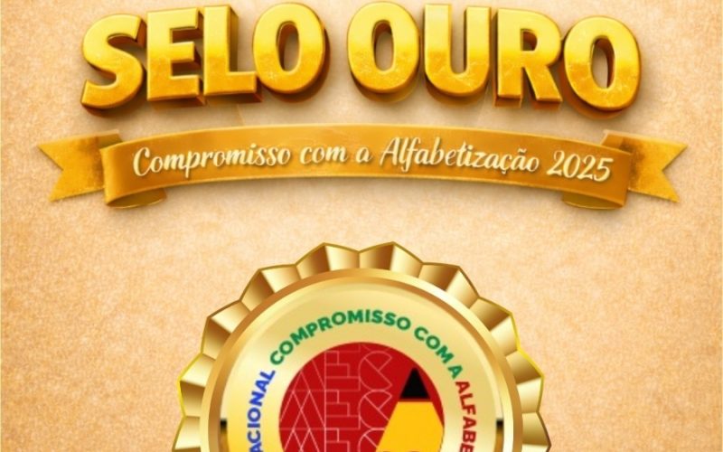 Andradina conquista, pelo segundo ano consecutivo, o Selo Ouro no Compromisso Nacional com a Alfabetização