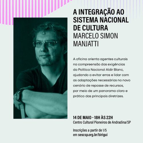 Oficina do Sesc aborda integração ao Sistema Nacional de Cultura em Andradina