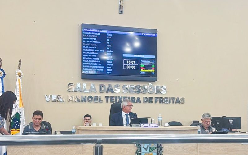 Câmara de Andradina aprova pacote de projetos e cobra melhorias na saúde e infraestrutura