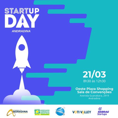 Startup Day Andradina 2026 promove inovação e empreendedorismo