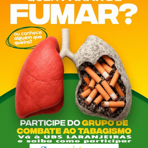 SAÚDE E SUPERAÇÃO: UBS Laranjeiras de Castilho lança grupo de apoio gratuito para Combater o Tabagismo