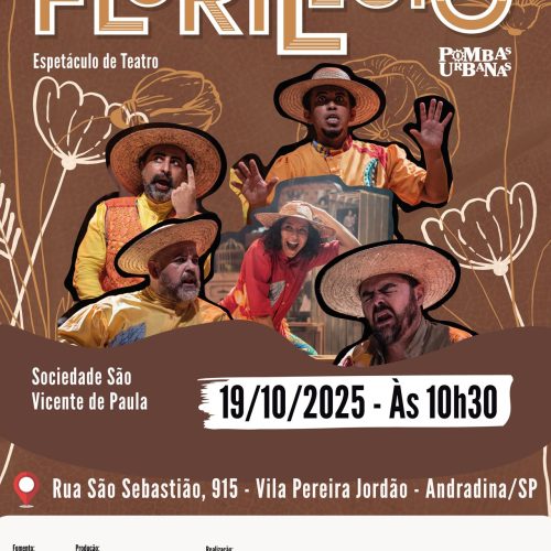 Teatro Popular em Andradina: Pombas Urbanas Apresenta o Espetáculo "Florilégio"