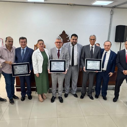 Presidente do Tribunal de Justiça de São Paulo recebe Título de Cidadão Andradinense em visita ao Fórum de Andradina