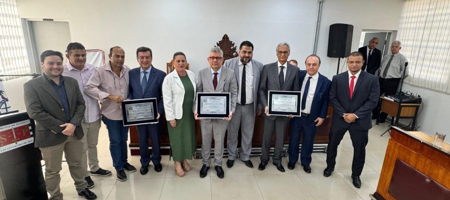 Presidente do Tribunal de Justiça de São Paulo recebe Título de Cidadão Andradinense em visita ao Fórum de Andradina