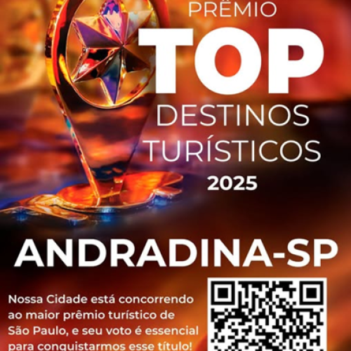Andradina disputa Prêmio Top Destinos Turísticos